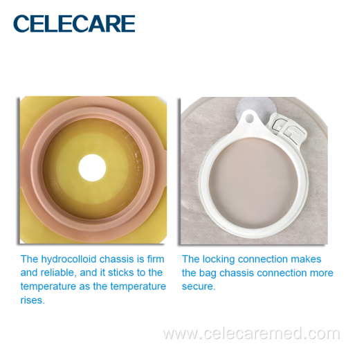 Bowel Bag 2 Piece Pediatric Colostomy Bags Flange